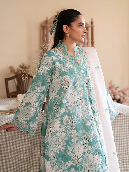 Azure | 3 PC Khaddar