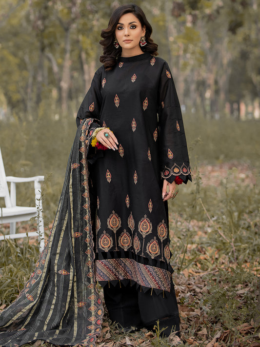 MEE - 03 | 3 PC LAWN UNSTITCH