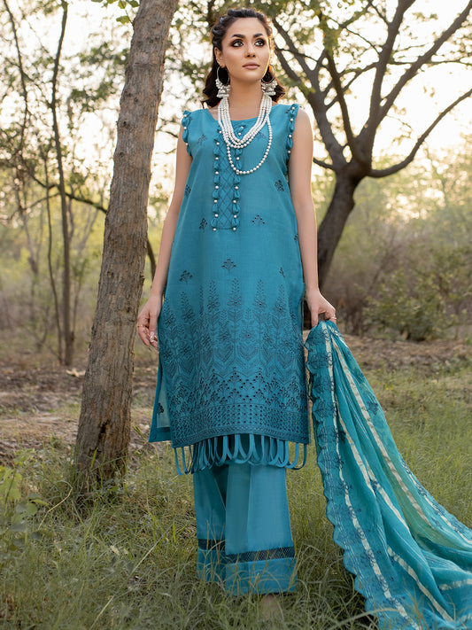 MEE - 09 | 3 PC LAWN UNSTITCH