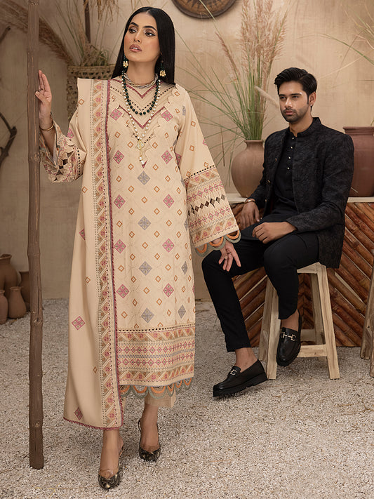 MW - 04 | 3 PC UNSTITCH WOOL