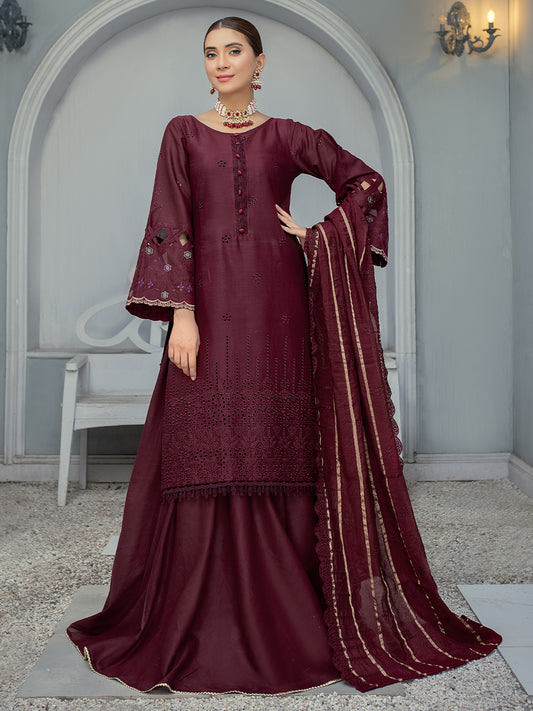 Manal | 3 PC Lawn Unstitch