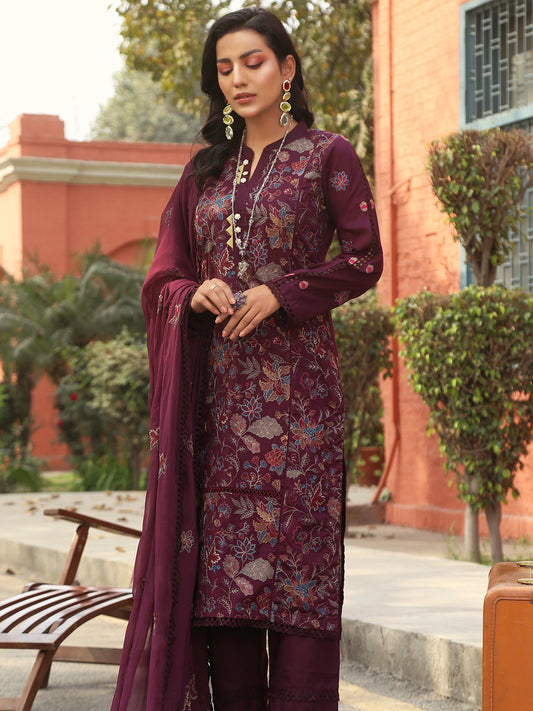 MAH - 02 | 3 Piece Luxury Unstitched