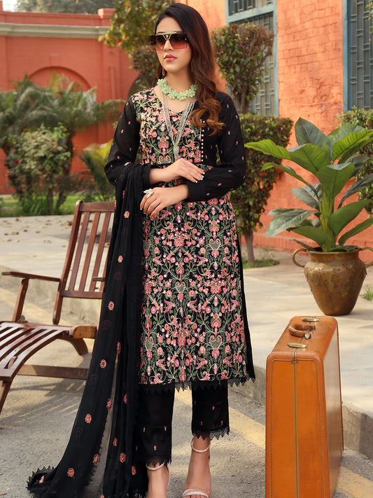 MAH - 03 | 3 Piece Luxury Unstitched