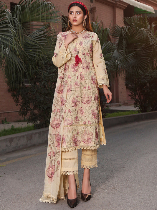 MAH - 08 | 3 Piece Luxury Unstitched