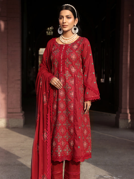 MAH - 09 | 3 Piece Luxury Unstitched