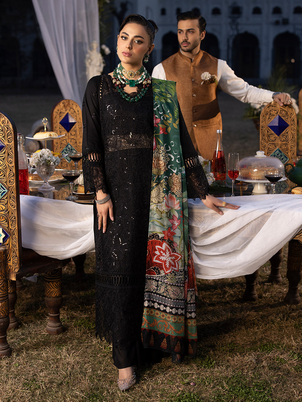 Mahnur | Mahrukh Luxury Lawn 24 | HEMAYAL main image 1