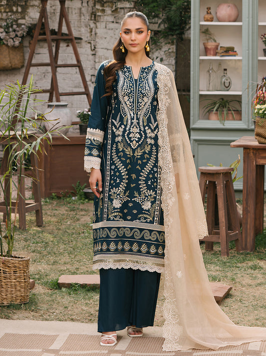 MK 01 - A | 3 PC UNSTITCH LAWN