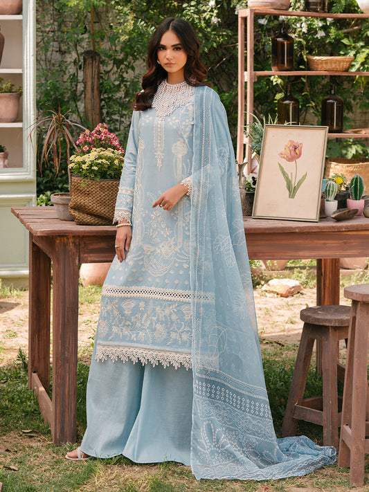 MK 02 - A | 3 PC UNSTITCH LAWN