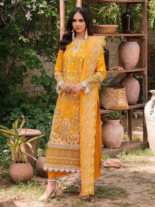 MK 06 - A | 3 PC UNSTITCH LAWN