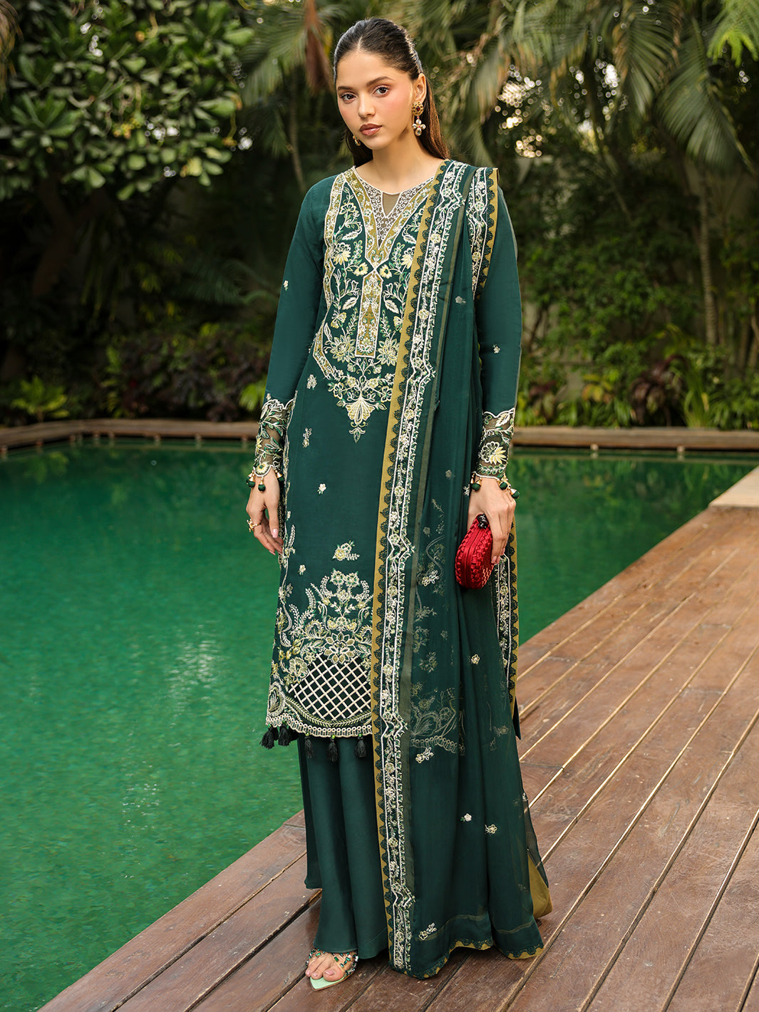 SH-13 | 3 PC Lawn – MAHNUR